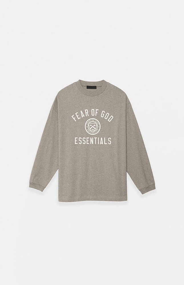 Fear of God Essentials Kids Heather Grey University Long Sleeve T-Shirt