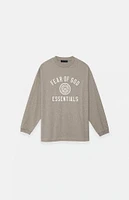 Fear of God Essentials Kids Heather Grey University Long Sleeve T-Shirt