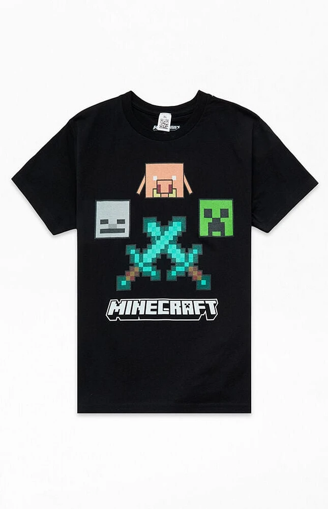 Kids Minecraft Characters T-Shirt