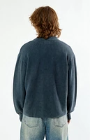 Pacsun Blue Zip Up Sweater