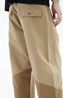 PacSun Tan Multi-Tone Baggy Jeans