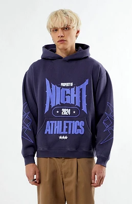 Nightlab Purple Washed Gym Hoodie