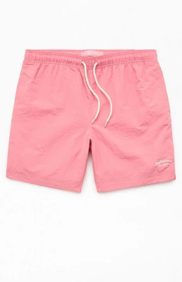 Pacsun Mauve Collegiate 6.5'' Swim Trunks