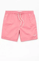 Pacsun Mauve Collegiate 6.5'' Swim Trunks