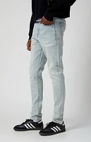 PacSun Stretch Light Indigo Stacked Skinny Jeans