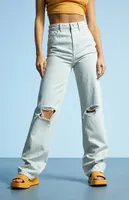 PacSun Eco Gray Ripped '90s Boyfriend Jeans