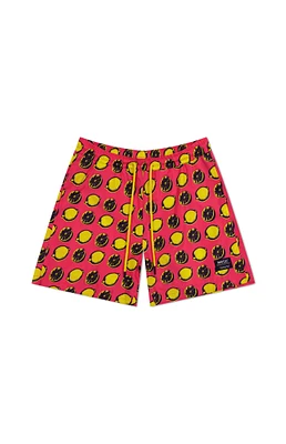 WeSC America Inc Zack Pop Art Lemon Slice Aop 5" Swim Trunks