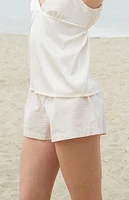 John Galt Light Pink Keira Boxer Shorts