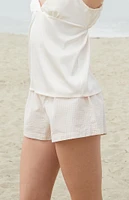 John Galt Light Pink Keira Boxer Shorts