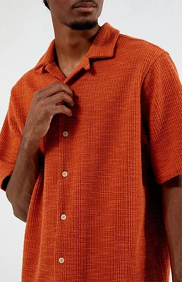 PacSun Textured Oversized Camp Shirt