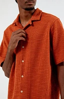 PacSun Textured Oversized Camp Shirt