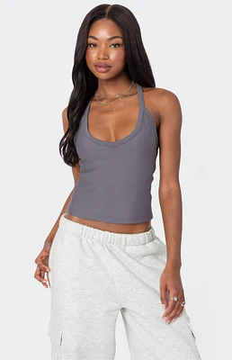 Edikted Racer Back Halter Top