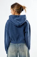 Tommy Jeans Garment Dye Varsity Boxy Cropped Hoodie