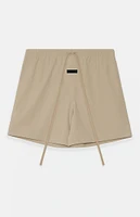 Fear of God Essentials Desert Sand Bonded Nylon Soccer Shorts