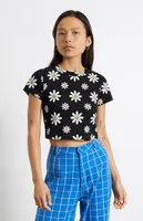 By Samii Ryan Smiley Garden Cropped T-Shirt