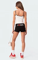 Edikted I Love Me Fold Over Shorts