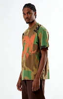 PacSun Washed Camo Animal T-Shirt