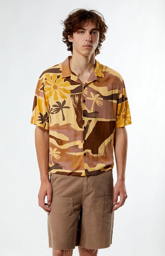 Pacsun Printed Camp Shirt