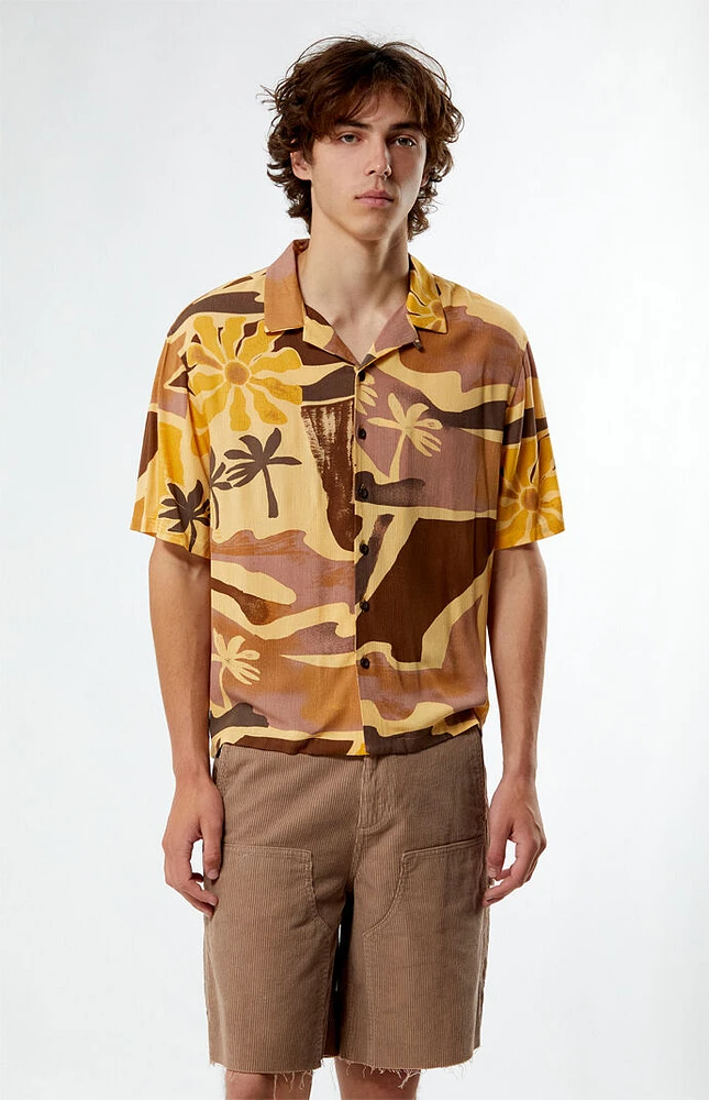 PacSun Printed Camp Shirt