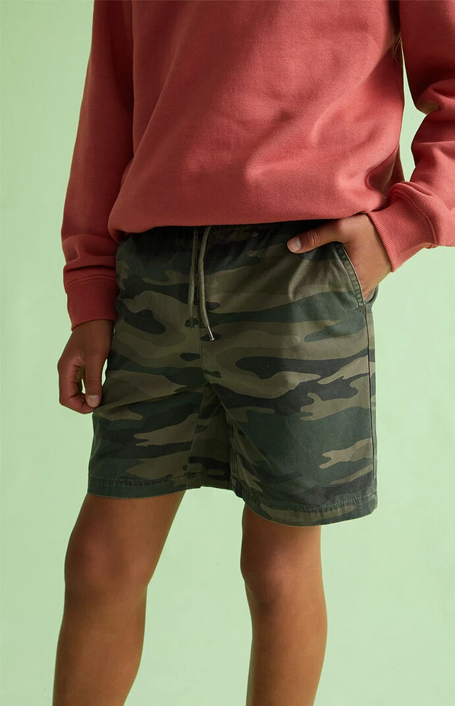 PacSun Kids Camouflage Volley Shorts