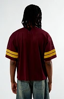 FORD Short Sleeve Burgundy Mesh Jersey