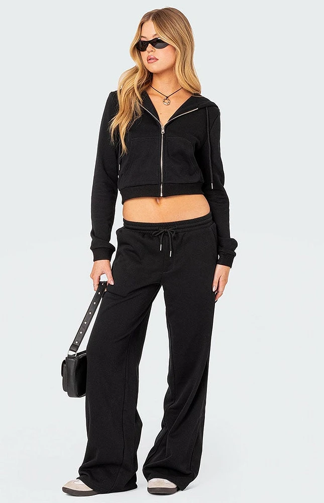 Edikted Annalise Straight Leg Sweatpants