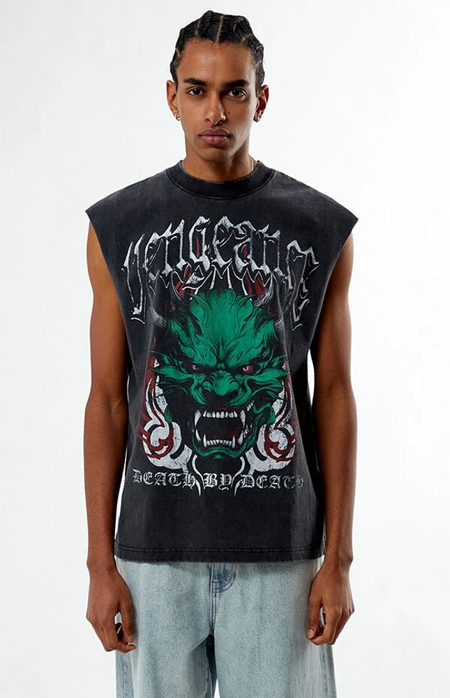 Pacsun Vengeance Cut Off Muscle T-Shirt