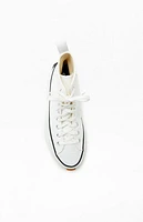 Converse White Run Star Hike High Top Sneakers