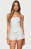 Edikted Hadar Linen Look Corset