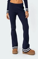 Edikted Pluto Ribbed Flared Pants