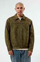 PacSun Faux Leather Textured Jacket