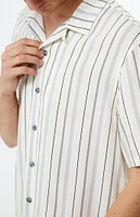 PacSun Striped Camp Shirt