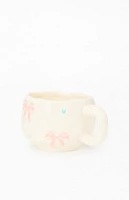 LA Hearts Bow Heart Mug