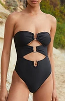 Cupshe Rico Plunging One Piece Swimsuit
