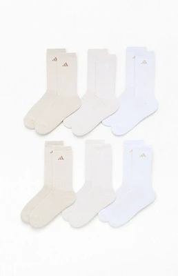 adidas 6 Pack Classic Cushioned Crew Socks