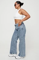 Princess Polly Pemberton Mid Rise Wide Leg Jeans