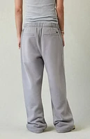 Pacsun Light Gray Fleece Extreme Baggy Sweatpants