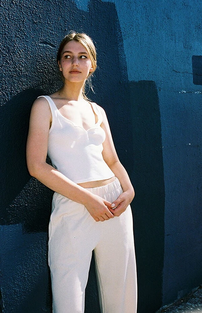 John Galt White Marisa Tank Top