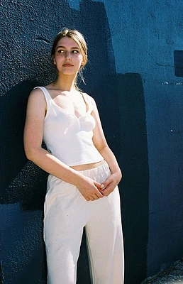 John Galt White Marisa Tank Top
