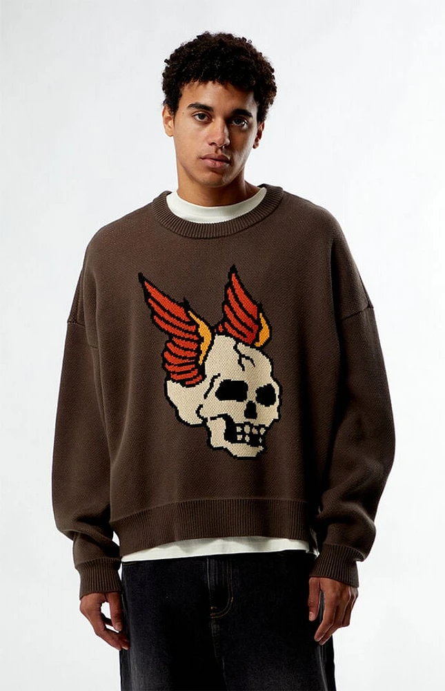 Pacsun Skull Knit Sweater