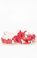 Crocs Hello Kitty Red Classic Clogs