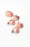 4 Pack Mini Rosette Hair Clips