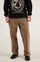 Pacsun Tan Corduroy Baggy Carpenter Pants