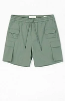 Pacsun Green Cargo Shorts