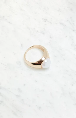 LA Hearts Pearl Ring