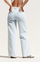 PacSun Light Indigo Sparkle Wide Leg Jeans