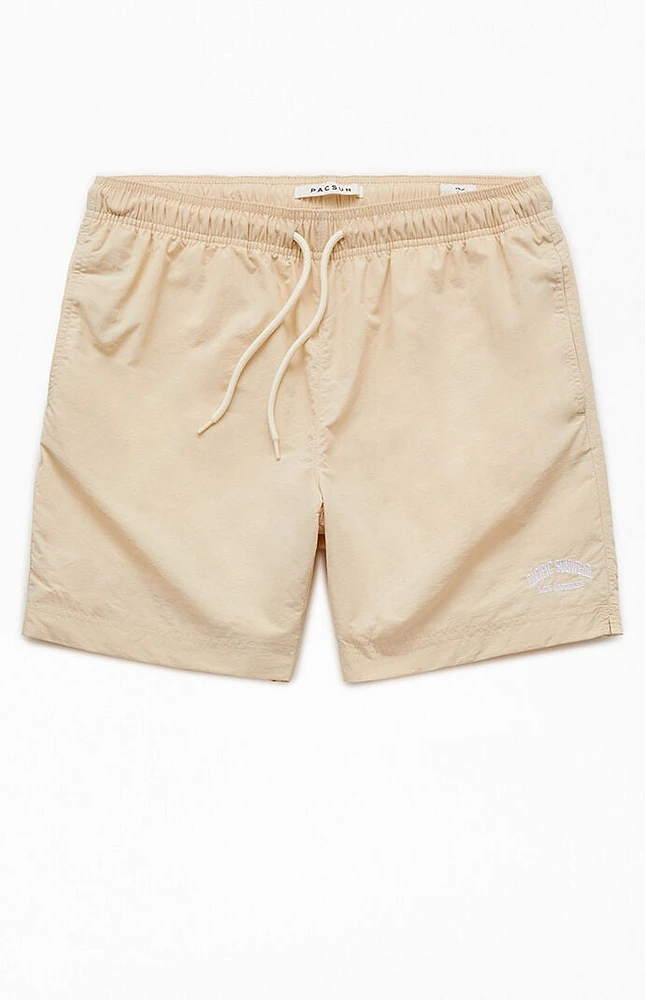 PacSun Collegiate 6.5" Swim Trunks