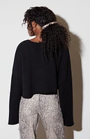 LA Hearts Effie Boxy Cropped Sweater