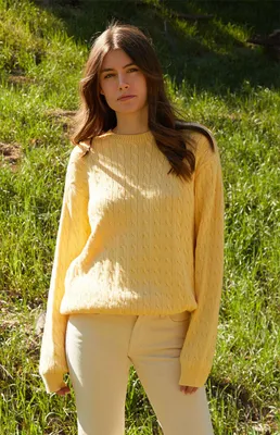 Brianna Cable Knit Sweater