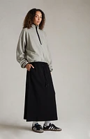 Fear of God Essentials Women's Seal Reverse Fleece Half Zip Mock Neck Sweatshirt